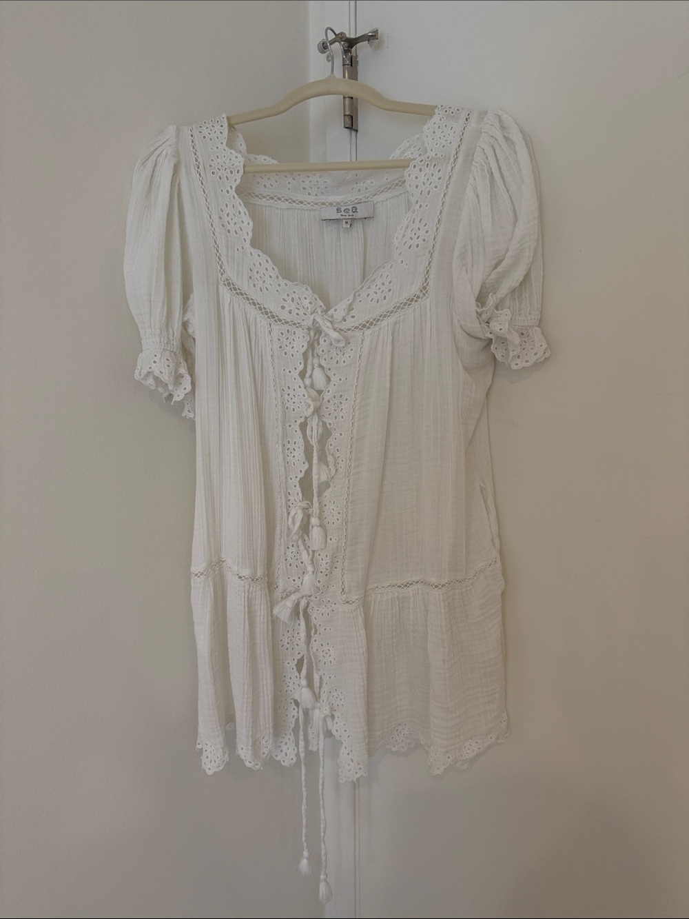 Sea New York Mae Short Sleeve Cover Up